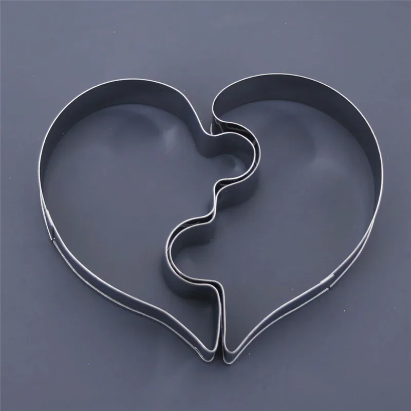 2 шт./набор формы для печенья в форме сердца|heart mold|heart shaped moldset molde |