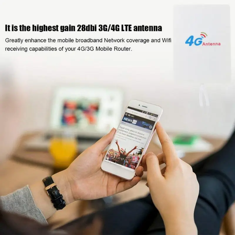 28dBi 3G 4G LTE антенна TS9 широкополосная усилитель сигнала для мобильный