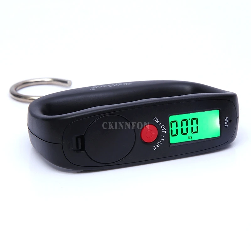 

50Pcs/Lot Portable 50kg/10g LED Digital Scale Electronic Luggage Scales Hook With Backlight Carp Fishing Tackle Tools