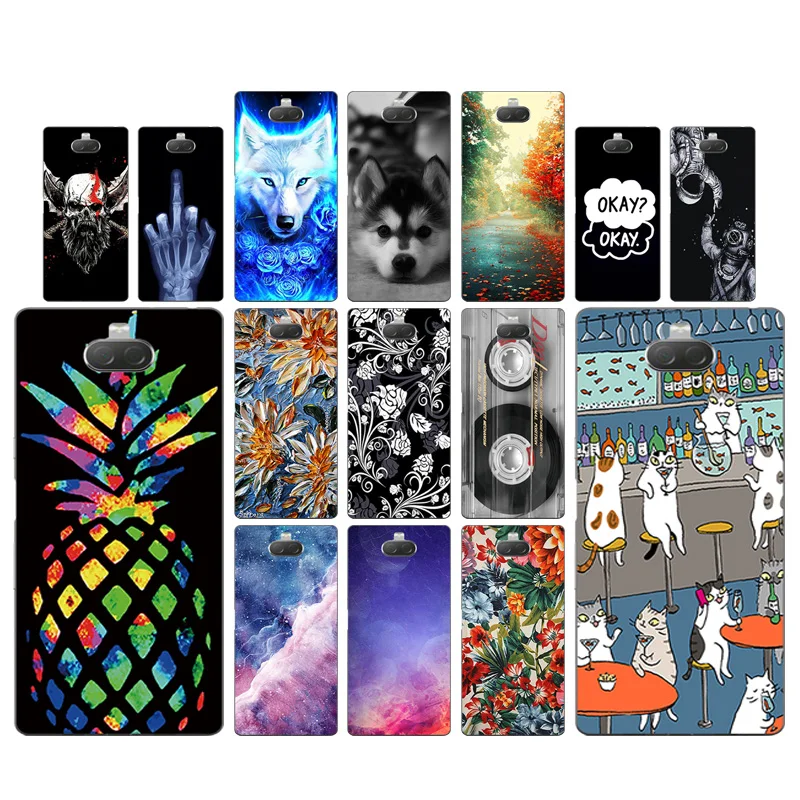 Силиконовый защитный чехол для Sony Xperia XZ2 XA1 XA2 Ultra Plus 10 Z5 Ручной Чехол Compact H8314 -