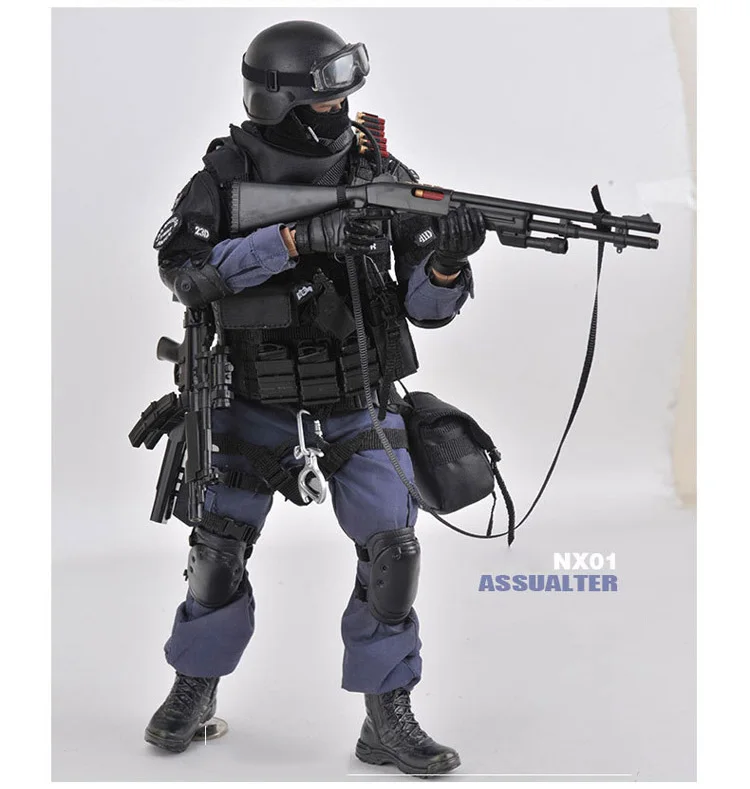 12 дюймов 1/6 шкала Лос-Анжелес США супер полиция экшн фигуры SWAT команда с щитом винтовка пистолет костюм модель Assualter куклы игрушки