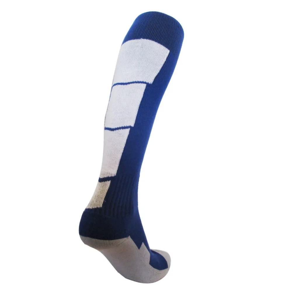 1 пара носков высокого качества синие спортивные футбольные команды мужские