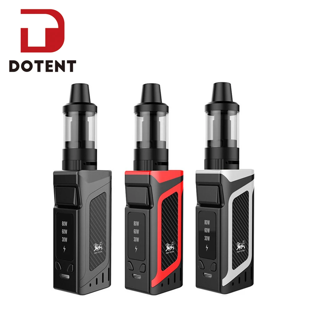 DOTENT VK Vape комплект Электронная сигарета 80 Вт стартовый 2000 мАч батарея мод 510