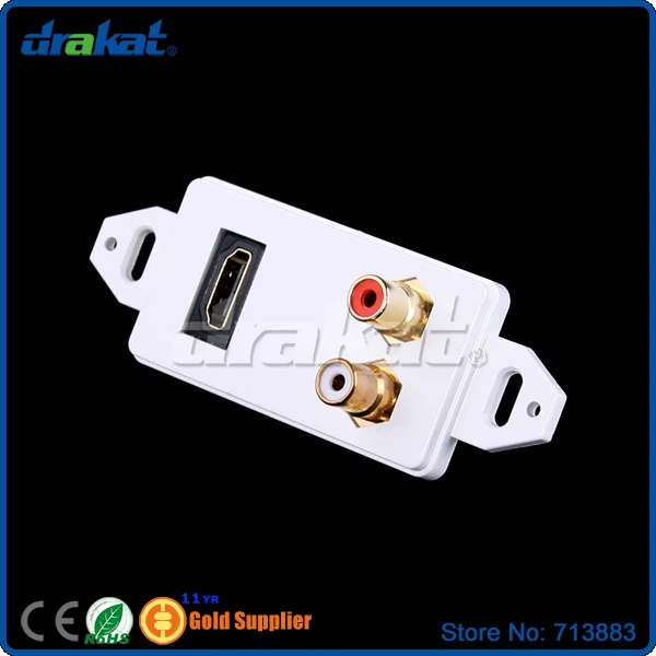 US Тип аудио Vidio HDMI RCA Лицевая панель|faceplate|faceplate hdmihdmi f/f |