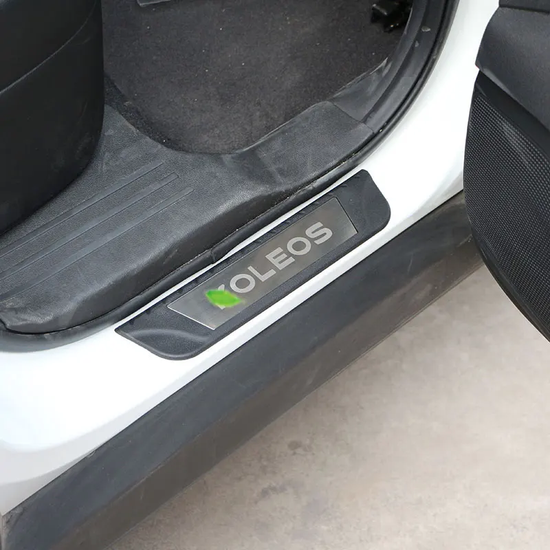 Jameo Автомобильная внешняя Накладка на порог автомобиля наклейка для Renault Koleos Samsung