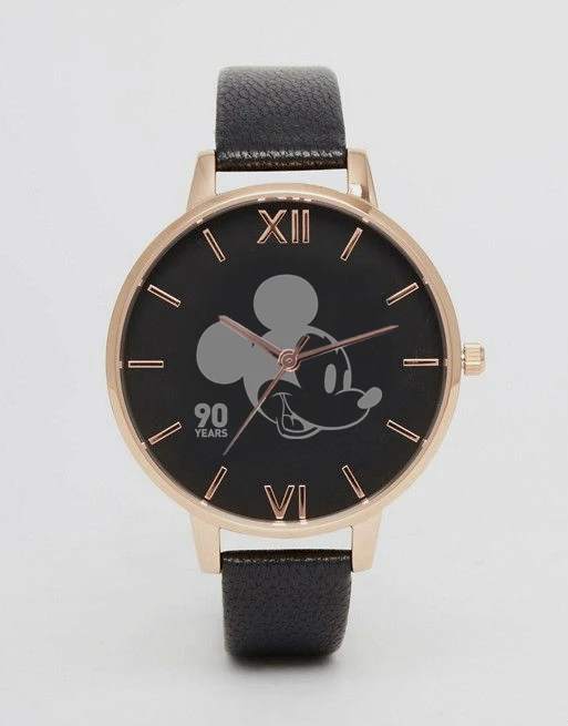 Микки 90 лет Reloj Mujer женские часы Reloj Minnie mouse Mujer Relogio Feminino Montre Femme женские часы на ремешке розового золота