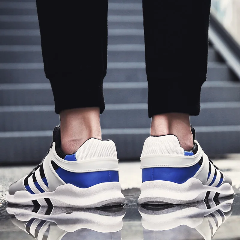 2019 Korean version of the new breathable mesh fashionable men's leisure shoes | Обувь