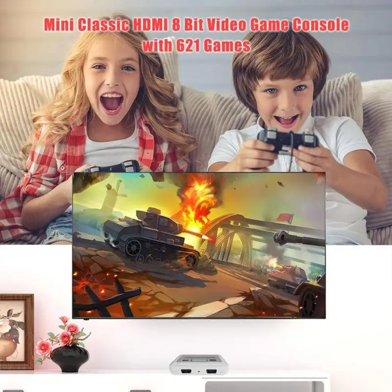 621 игр детство Ретро игра мини Классический 4K TV AV/HDMI 8Bit видео игровая консоль