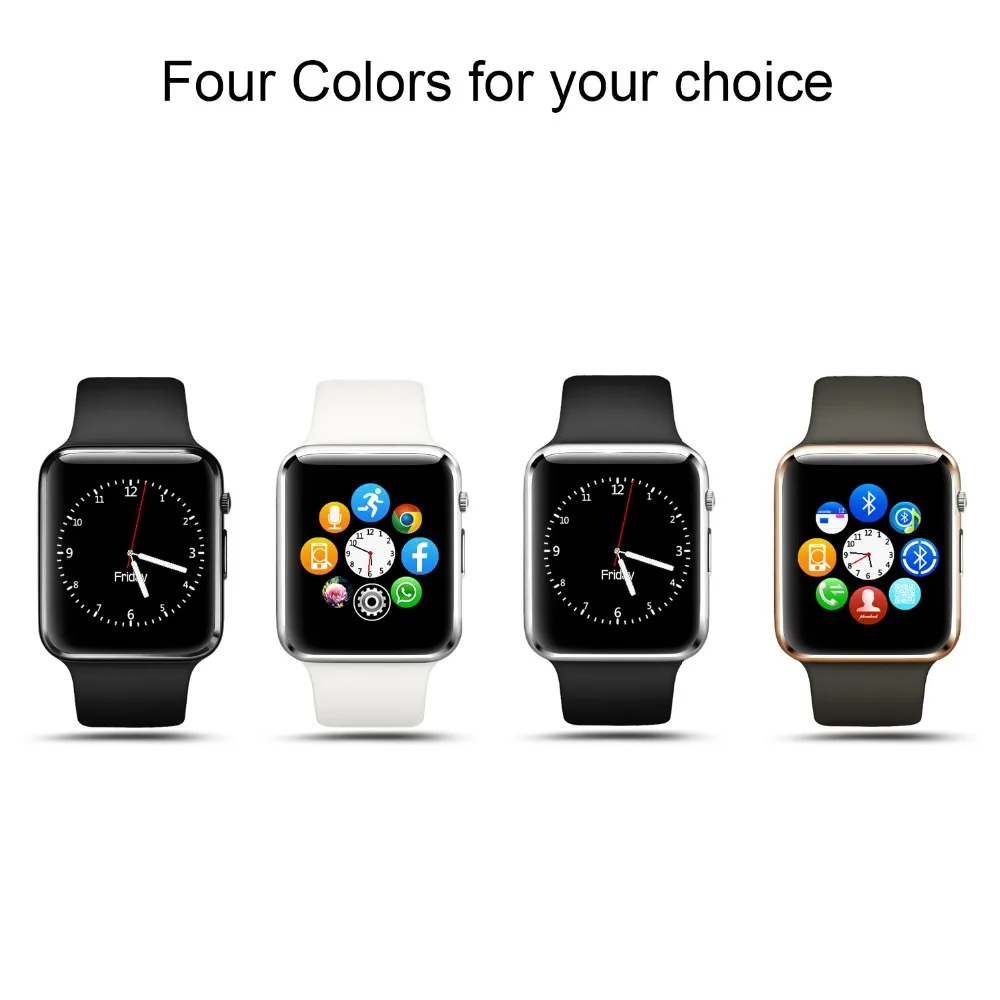 0 мг! A1 Смарт часы для мужчин Android телефон Apple Watch Поддержка 2G Sim TF карта 0.3MP камера