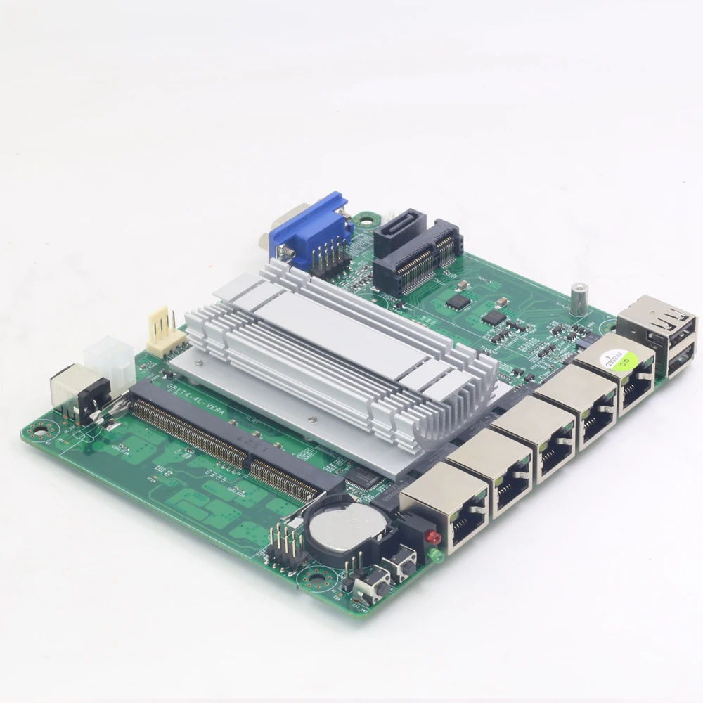 Мини-ПК Pfsense Windows OS 4 Gigabit Ethernet LAN Celeron J1800 J1900 безвентиляторный брандмауэр маршрутизатор клиент промышленный компьютер настольный