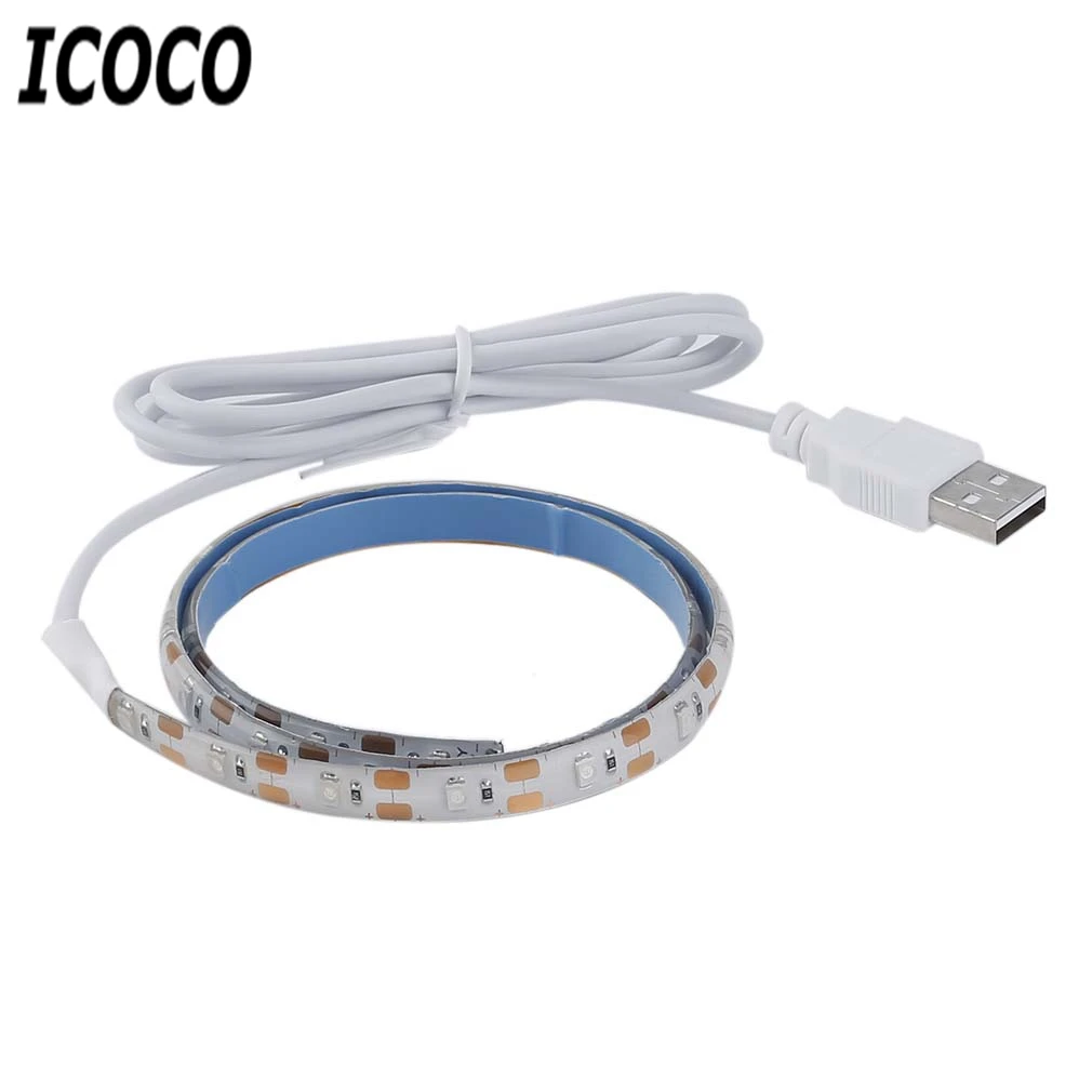 Источник питания ICOCO 50/100/200/300 см 5 в пост. Тока USB водонепроницаемая светодиодная