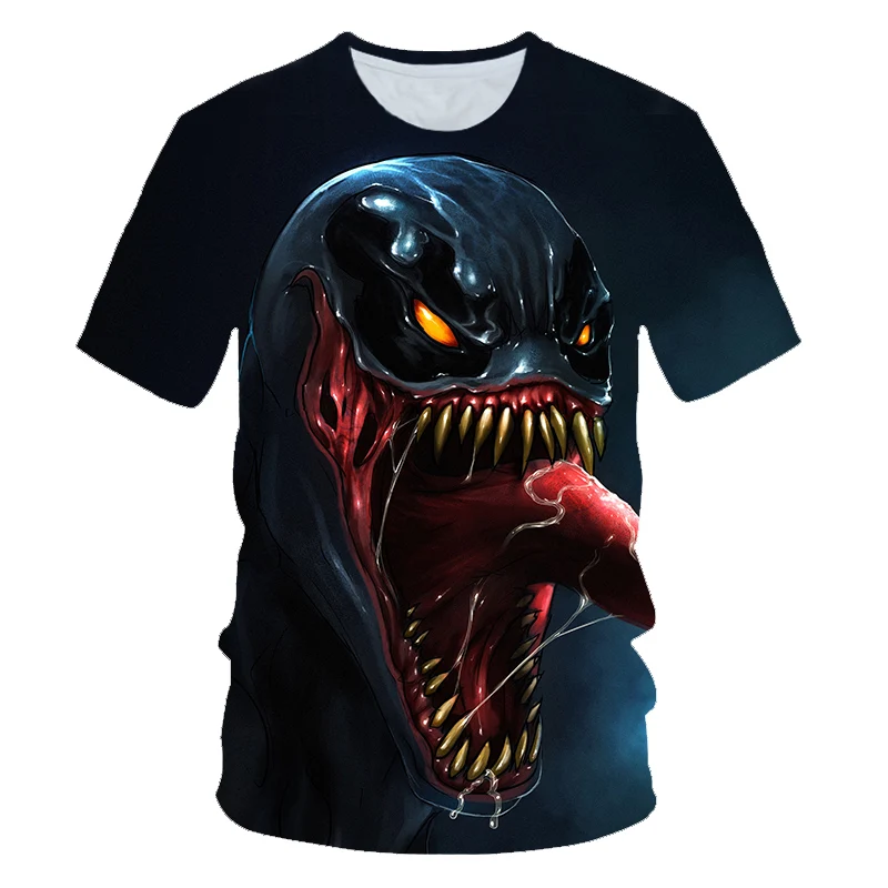 Оригинальная детская футболка с объемным принтом We Are Venom Superhero комиксов для