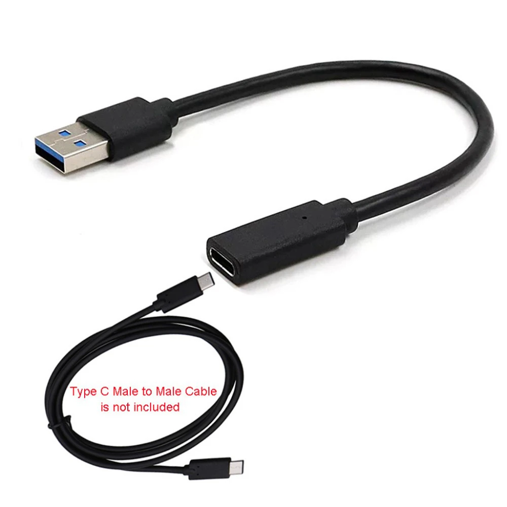 Кабель переходник с USB 3 1 Type C папа на 0 A мама OTG для Macbook Android мобильный