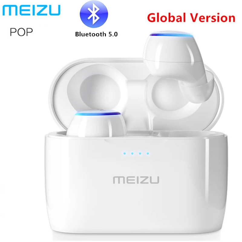 Оригинальные Meizu POP TW50 двойные беспроводные наушники мини гарнитура TWS спортивные наушники Bluetooth наушники с зарядкой