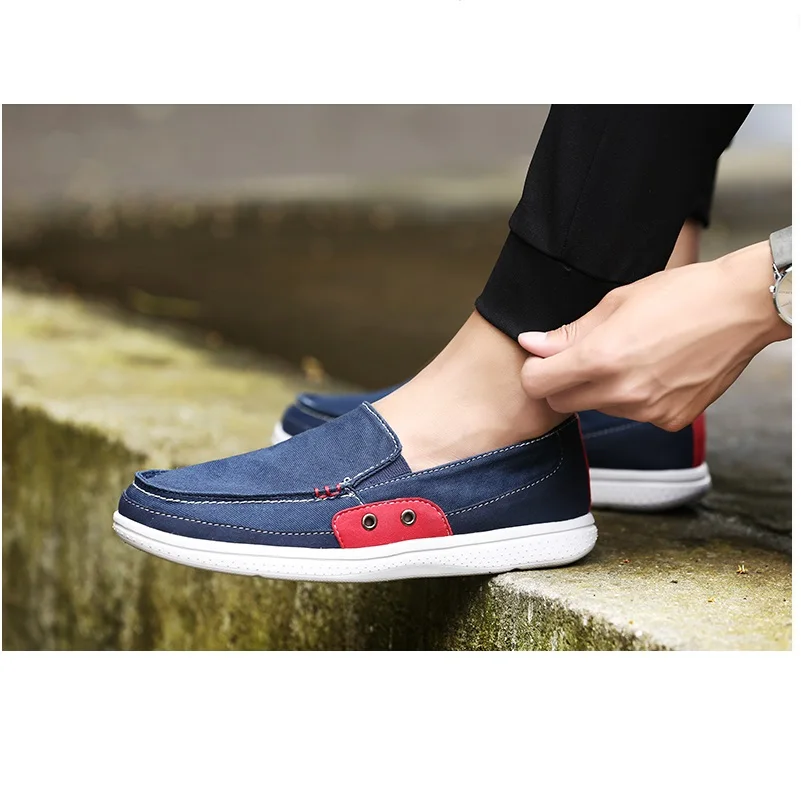 Big Size 39-48 Male Fashion Ultra-light Autumn Men Canvas Shoes Leather Casual Mens Vulcanized Breathable Shoe Flat Sneakers tn | Обувь