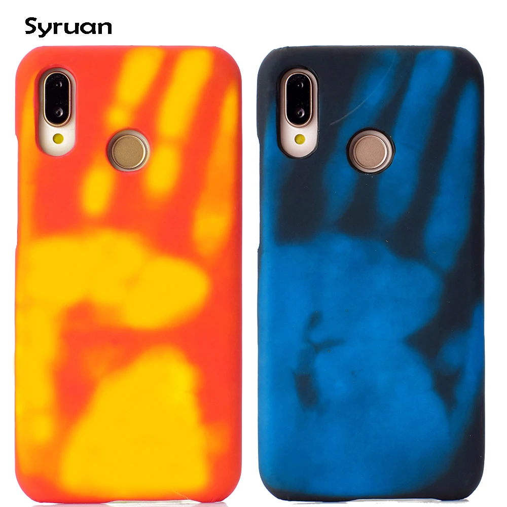 Модный термосенсорный чехол для huawei P20 Lite, термоиндукционный чехол для телефона, fundas для huawei P20, защитный чехол