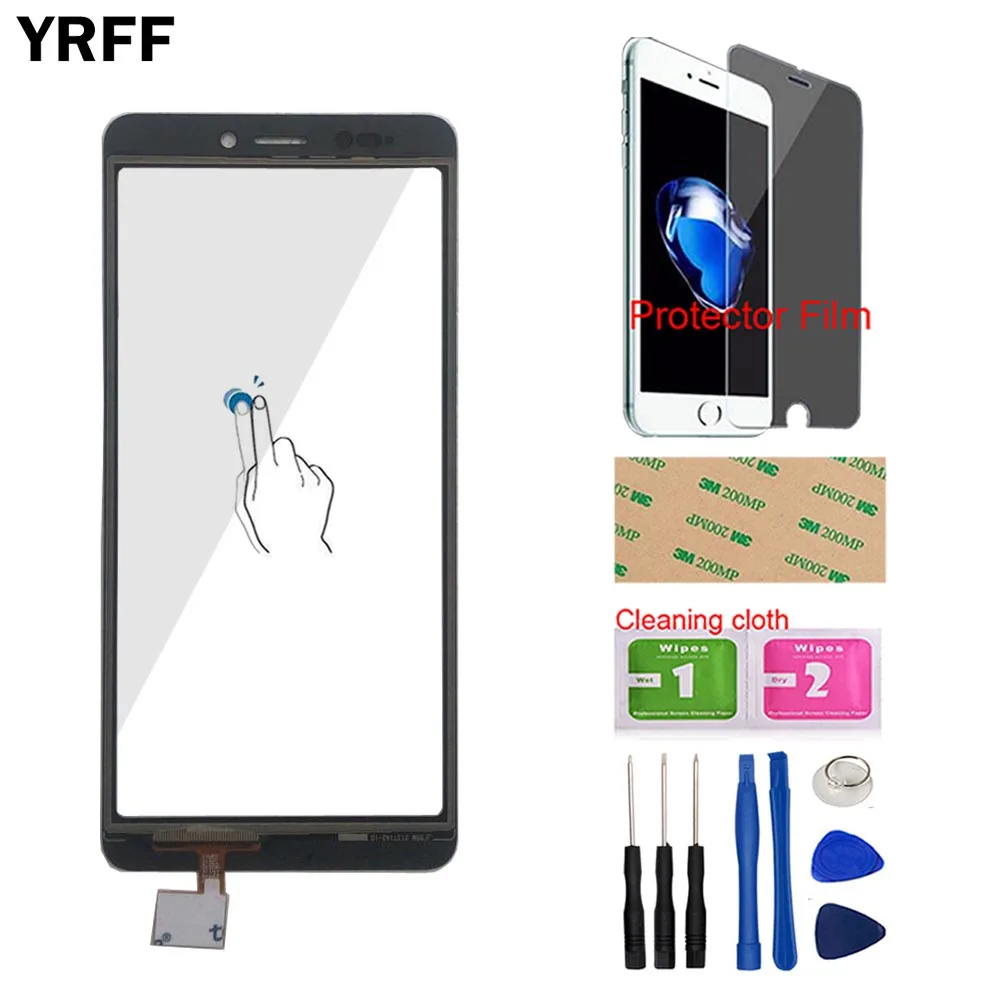 YRFF мобильный сенсорный экран панель для Wiko Jerry 3 сенсорная дигитайзер Переднее