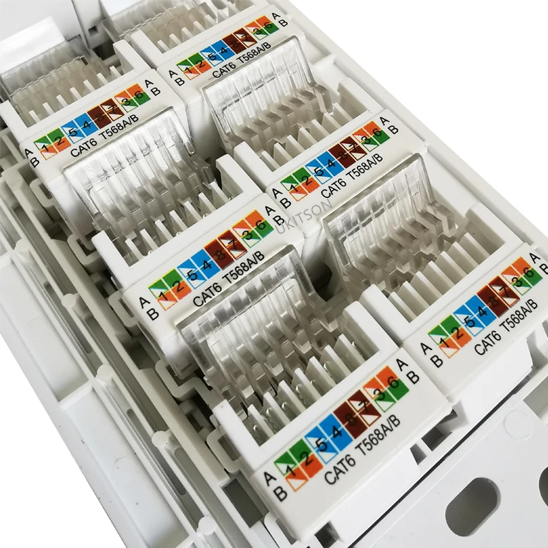 12 портов CAT5E CAT 6 RJ45 Ethernet LAN настенная панель 118 Тип интернет лицевая крышка