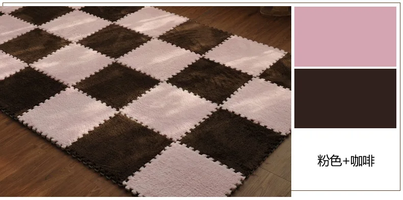 DIY 30*30*1 см, мягкий ковер для гостиной, спальни, детей, детей, волшебный лоскутный коврик для малышей