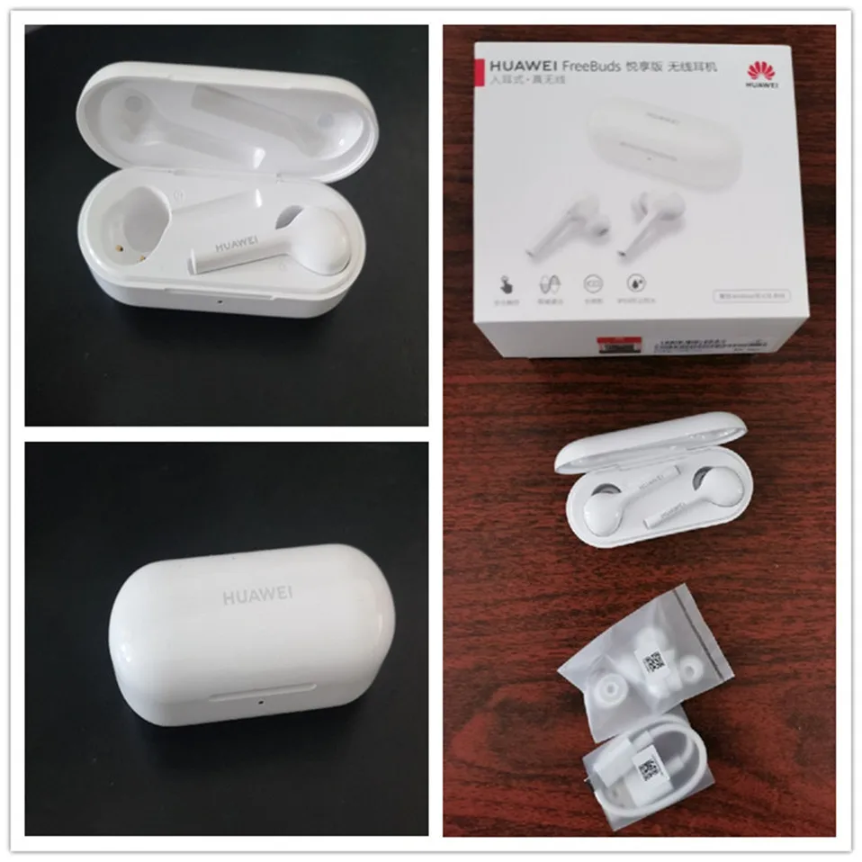 huawei FreeBuds Lite TWS, беспроводные Bluetooth наушники, 12 часов в уши, с зарядным устройством, двойной клик, IP54, водонепроницаемые