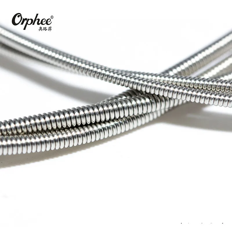 Orphee электрические Струны для бас-гитары шестиугольная стальная проволока из