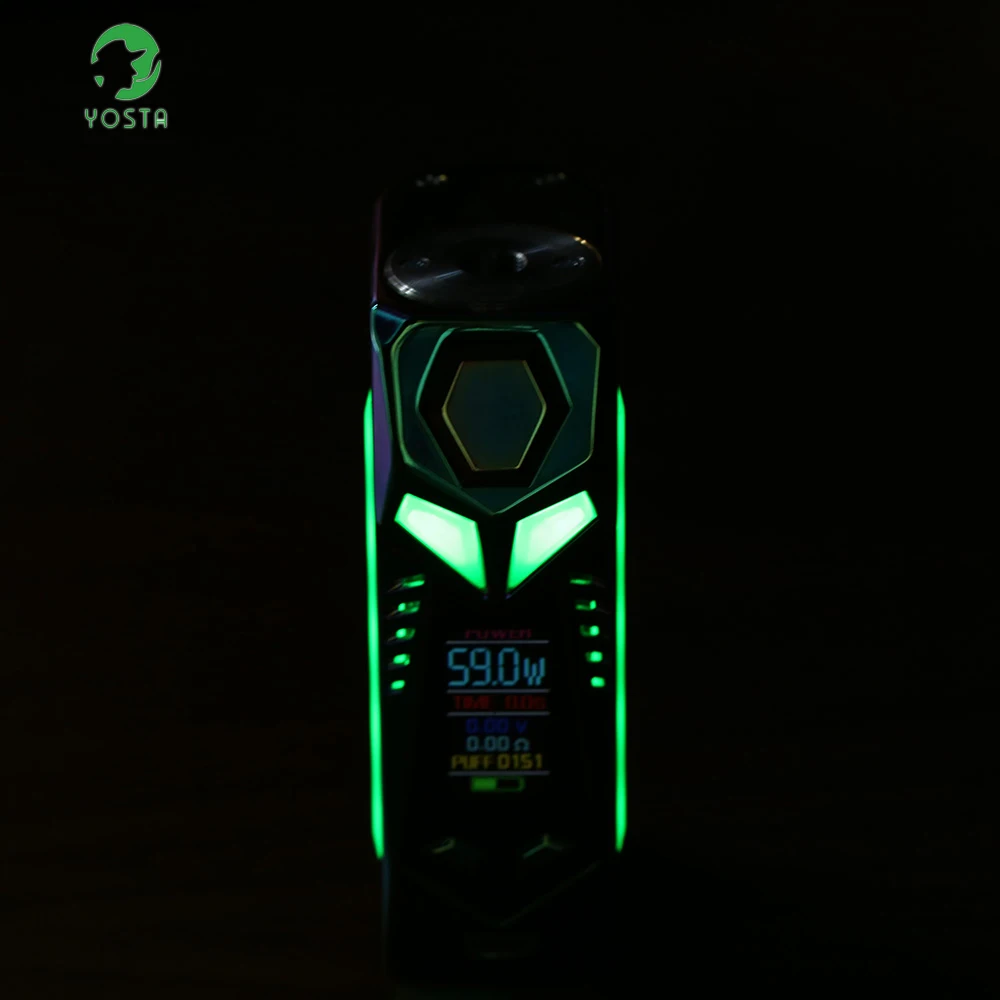 Оригинал 100 W yosta livepor Box MOD No 18650 с 0 01 s быстрая скорость 96-дюймовый цветной дисплей