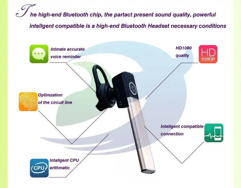 Лучшая bluetooth гарнитура Bluetooth с шумоподавлением для телефона Xiaomi новейшие
