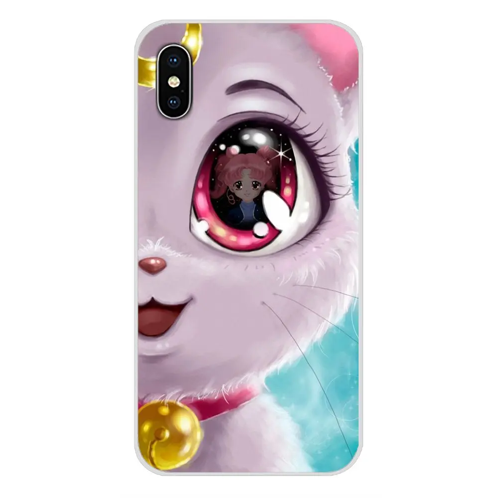 Чехлы для мобильных телефонов Huawei Mate Honor 4C 5C 5X 6X 7 7A 7C 8 9 10 8C 8X 20 Lite Pro Plus Cute sailor moon lune cat
