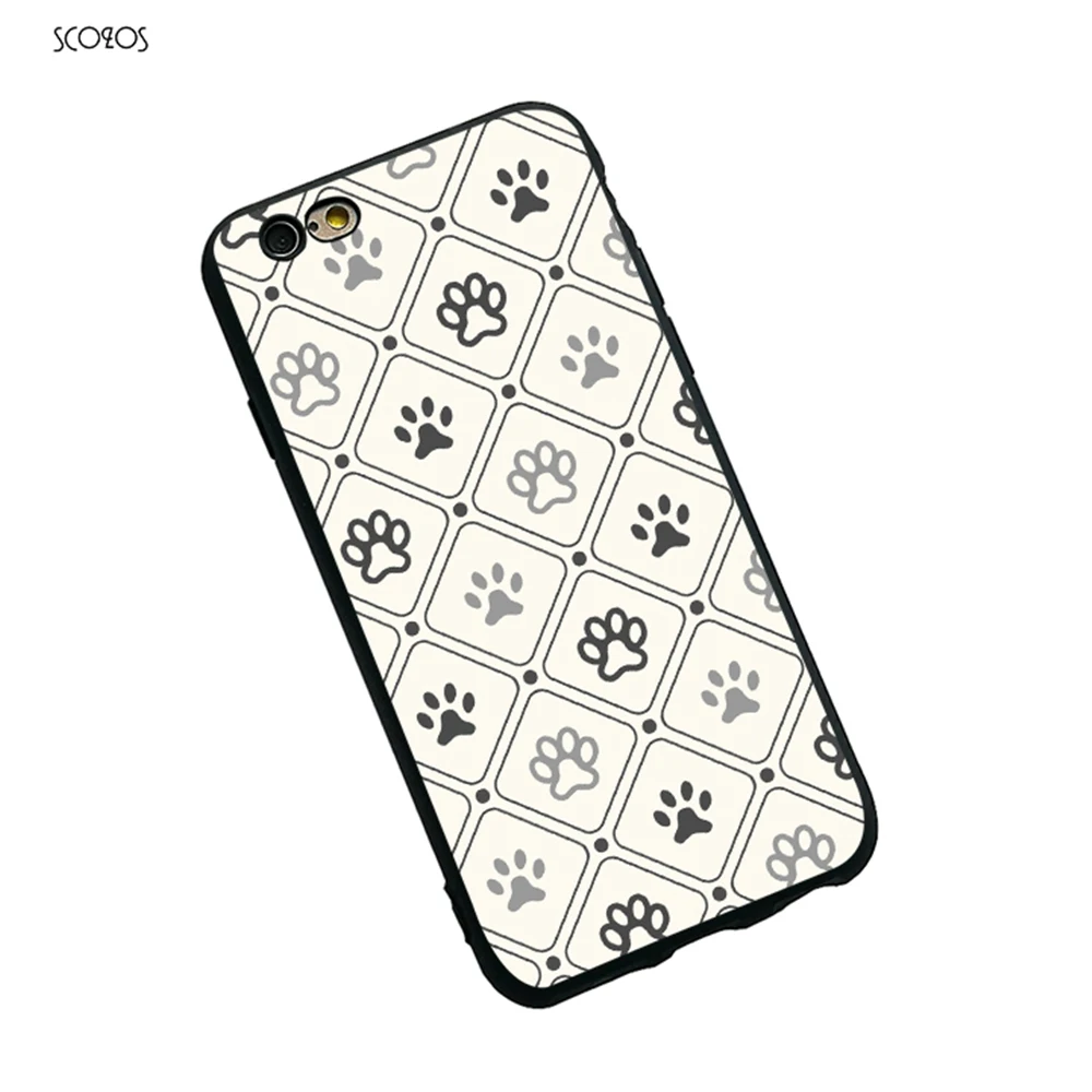 SCOZOS милые собаки Стиль силиконовый чехол для телефона мягкий Iphone X 5 5S Se 6 S 7 8 плюс #