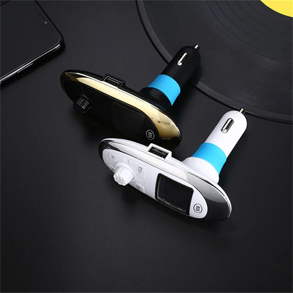 Car Kit MP3 плеер FM передатчик Bluetooth Беспроводной радио адаптер 2 USB Зарядное