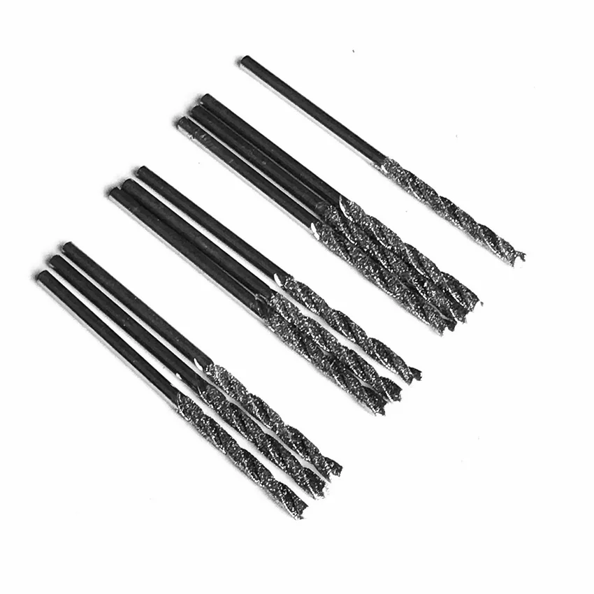 

Free shipping of 10pcs/set diamond jade drill bits agate jewelry diamond drill needle 2.0*42mm for jade agate hole opening