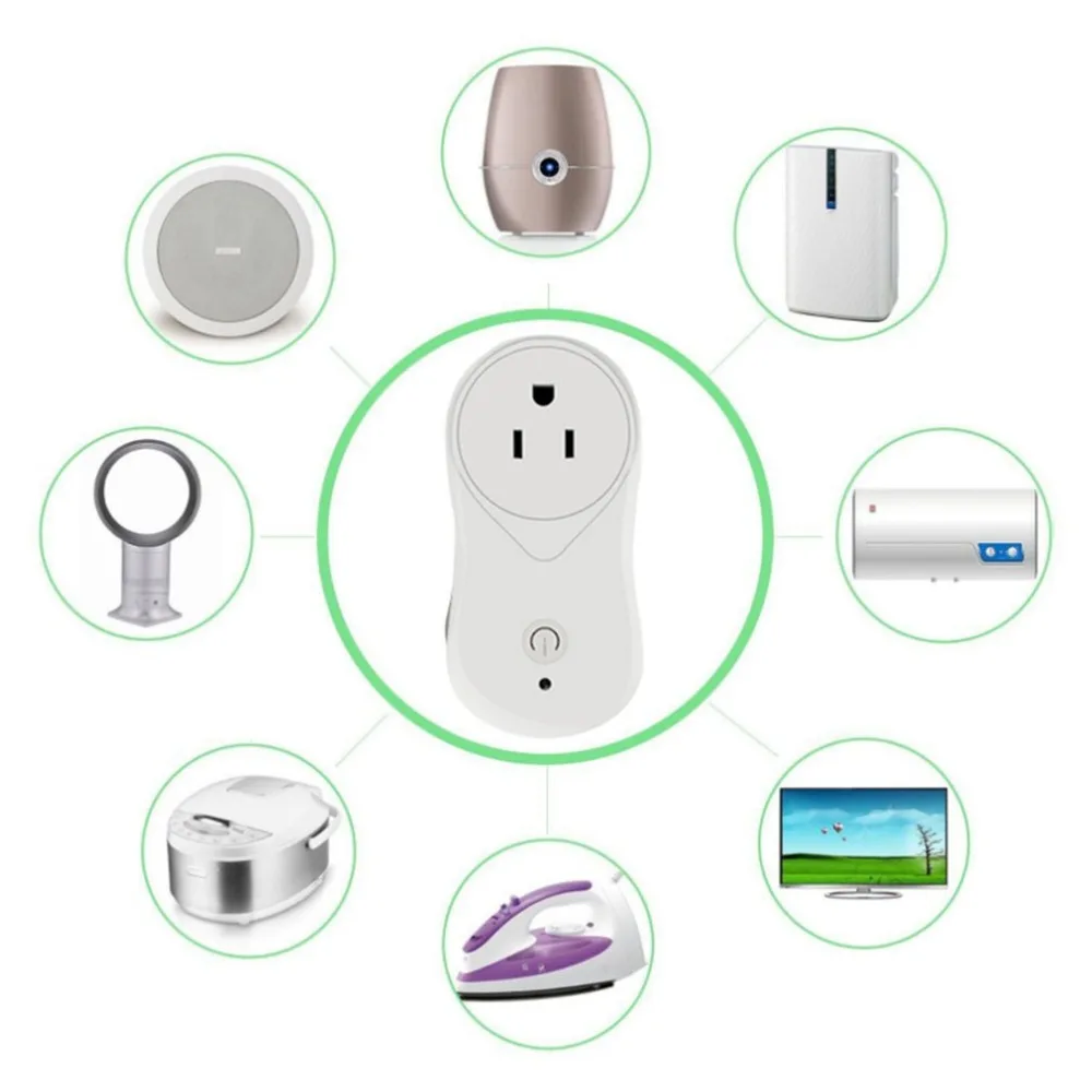 Умная розетка Wifi беспроводной переключатель Голосовое управление с usb-портом