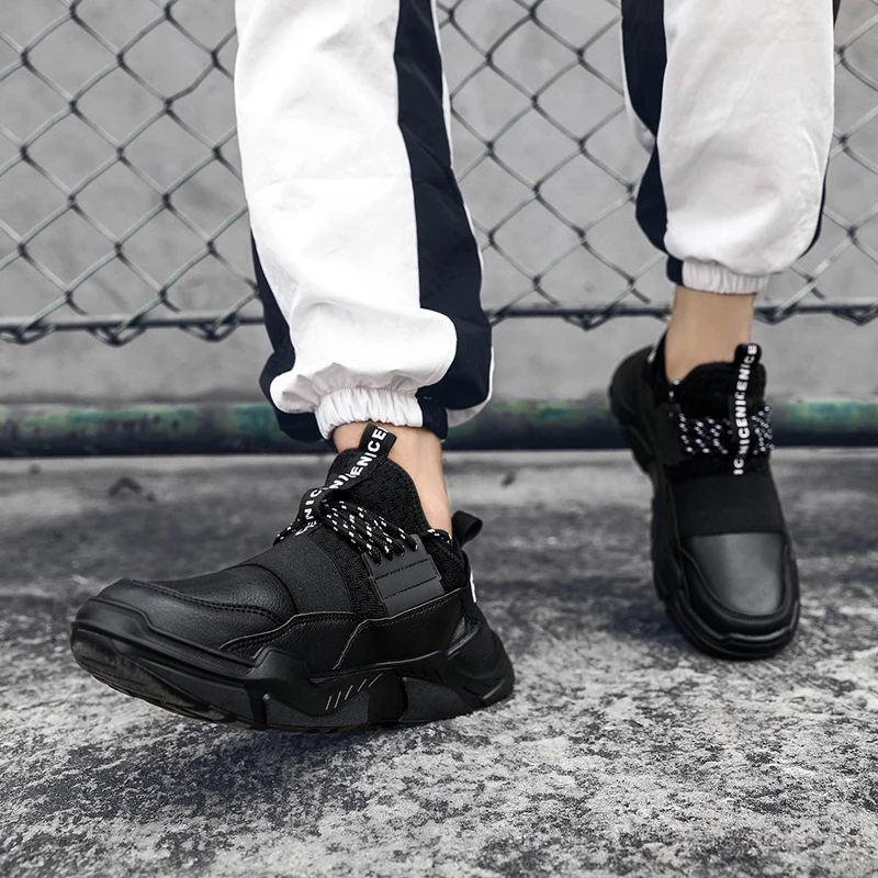 Men Shoes Sneakers High Quality Man Non Slip Comfortable Casual Mesh 2019 Male Lace-up Breathable Outdoor Walking | Обувь