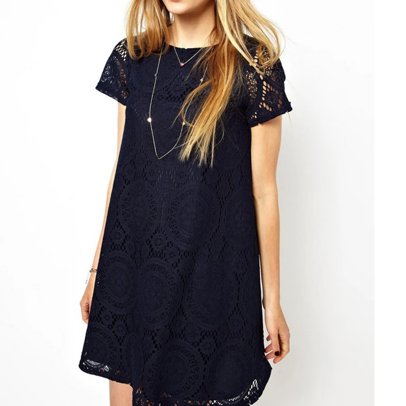 Летнее женское Повседневное платье с вышивкой Стильное повседневное 2018 одежда de