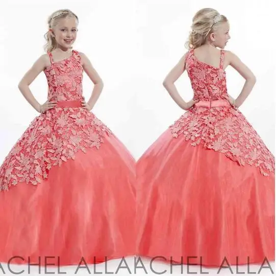 2017 Белый Красный Кружева Pageant Платья Для Подростков длина Пола Очаровательный