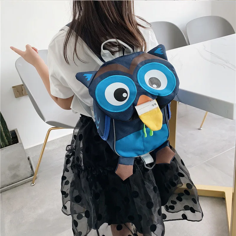 От 1 до 3 лет 27 см Kawaii с рисунком Совы Детский ранец из плюша в форме 3D Мягкая кукла