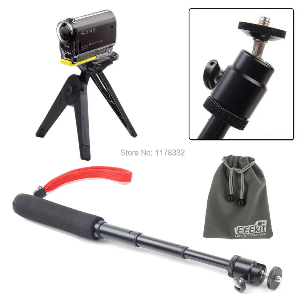 

Экшн-камера 3 в 1 S @ ony HDR AS20/AS100V/AS200V/AZ1, мини-штатив/полюсное крепление