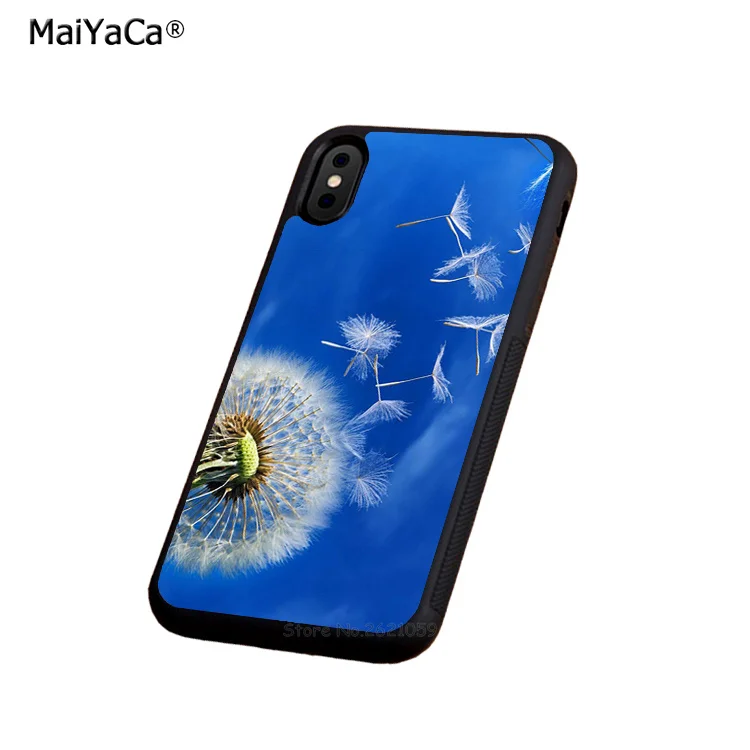 Одуванчик Силиконовые Мягкие боковые края телефон чехлы для iPhone 5S SE 6 6s 6plus плюс 7