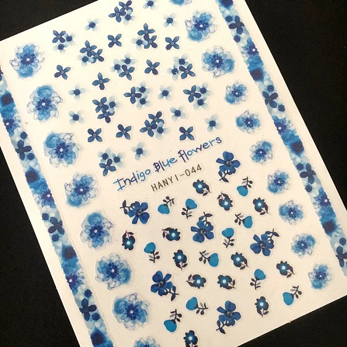 Hanyi-44 Новейшие 3d наклейки для дизайна ногтей SOLONAIL hanyi-19 flower-19 Stamp шаблон Переводные картинки инструмент DIY Инструменты для украшения ногтей - Цвет: Hanyi-44