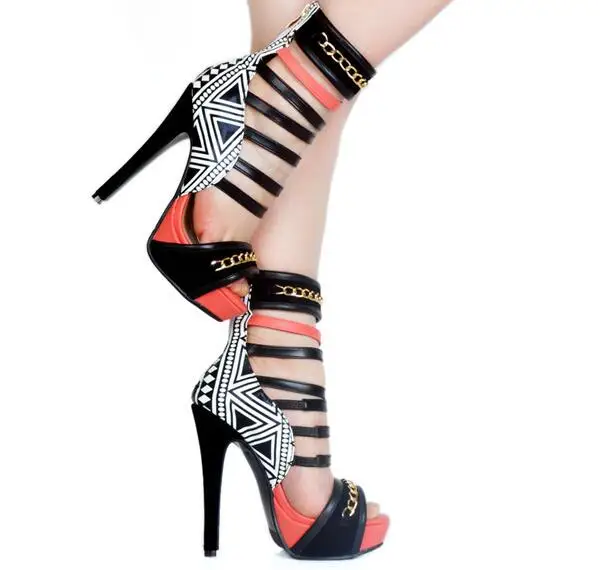 Новинка летняя Брендовая женская обувь цвет белый черный красный с