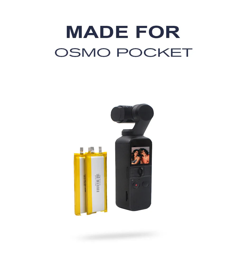 2 шт. 3 7 V 900mAh литий ионный полимерный аккумулятор для Osmo Pocket Camera B3 баланс зарядное