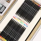 122436 шт. разноцветные 0,38 мм нейтральные маркеры, тонкие ручки для школы, офиса, набор гелевых ручек, кавайная чернильная ручка, фоторучка 04031