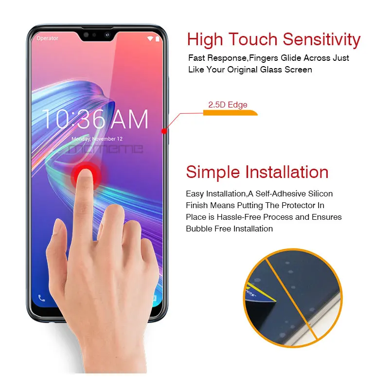 2 шт. 9H Zenfone Max M2 ZB633KL ASUS_X01AD закаленное стекло для Asus ZenFone Pro ZB631KL ASUS_X01BD защита экрана |