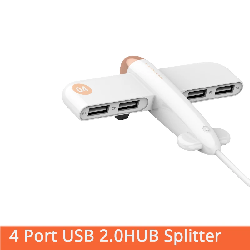 Креативный USB концентратор 2 0 переключатель 4 порта Высокоскоростной сплиттер