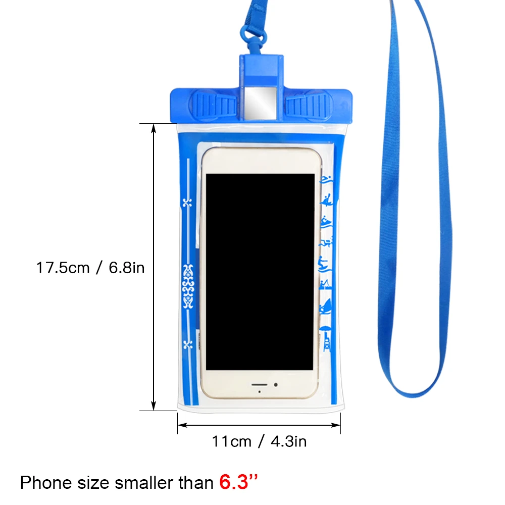 Из 2 предметов Сумки для дайвинга Водонепроницаемый телефонные чехлы 6 3 дюймов