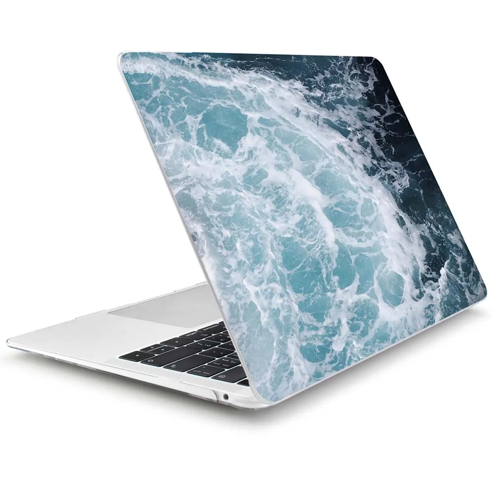 J204 4 в 1 Набор мраморный чехол для Apple MacBook Pro Air 13 15 16 дюймов Сенсорная панель A2141 A2159 A1932 A1706 A1990 жесткий чехол+ Бесплатный подарок - Цвет: J204
