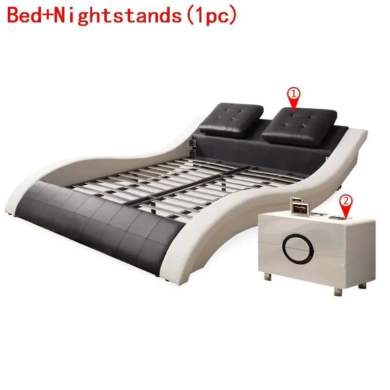 Мобильный для дома Letto Кастелло номер Bett Matrimonio каркас кожаный Mueble De Dormitorio мебель
