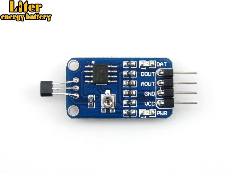 

Hall Element Switch Sensor Detector Linear Hall Sensor Detection Module Magnetic for Detect Car STM32 AVR