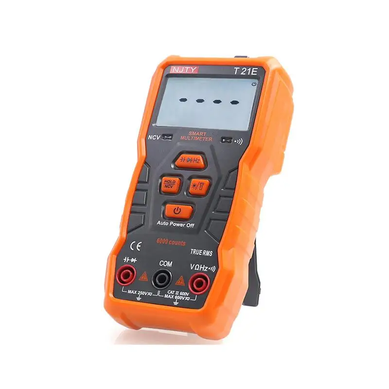 TY T21A/D/E NCV Digital Multimeter 6000 counts Auto Ranging AC/DC voltage meter Flash light Back Large Screen like RM113D|Мультиметры| |