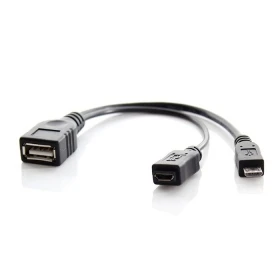 Микро USB 2 0 OTG Хост флэш-диск кабель с микро питания для Galaxy S3 i9300 S4 i9500 Note2 N7100 Note3 N9000